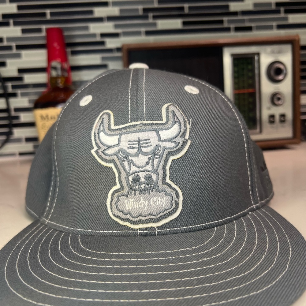 Gray Bull Logo Cap